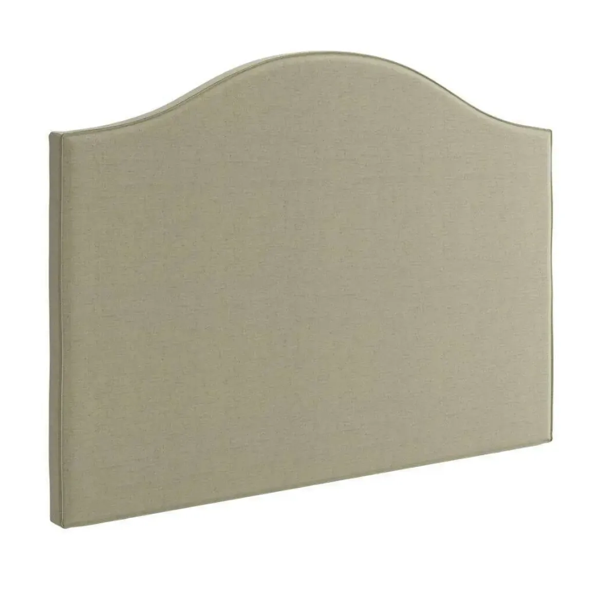 Cabecero de 108 cm Tapizado Curvo en Lino con Ribete LADY