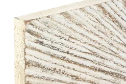 Cabecero Decorativo Estructura en MDF Decapé Blanco MB-200974