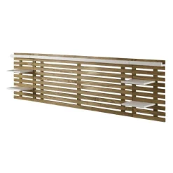 Cabecero de Madera Blanco y Roble Modelo NIDRA
