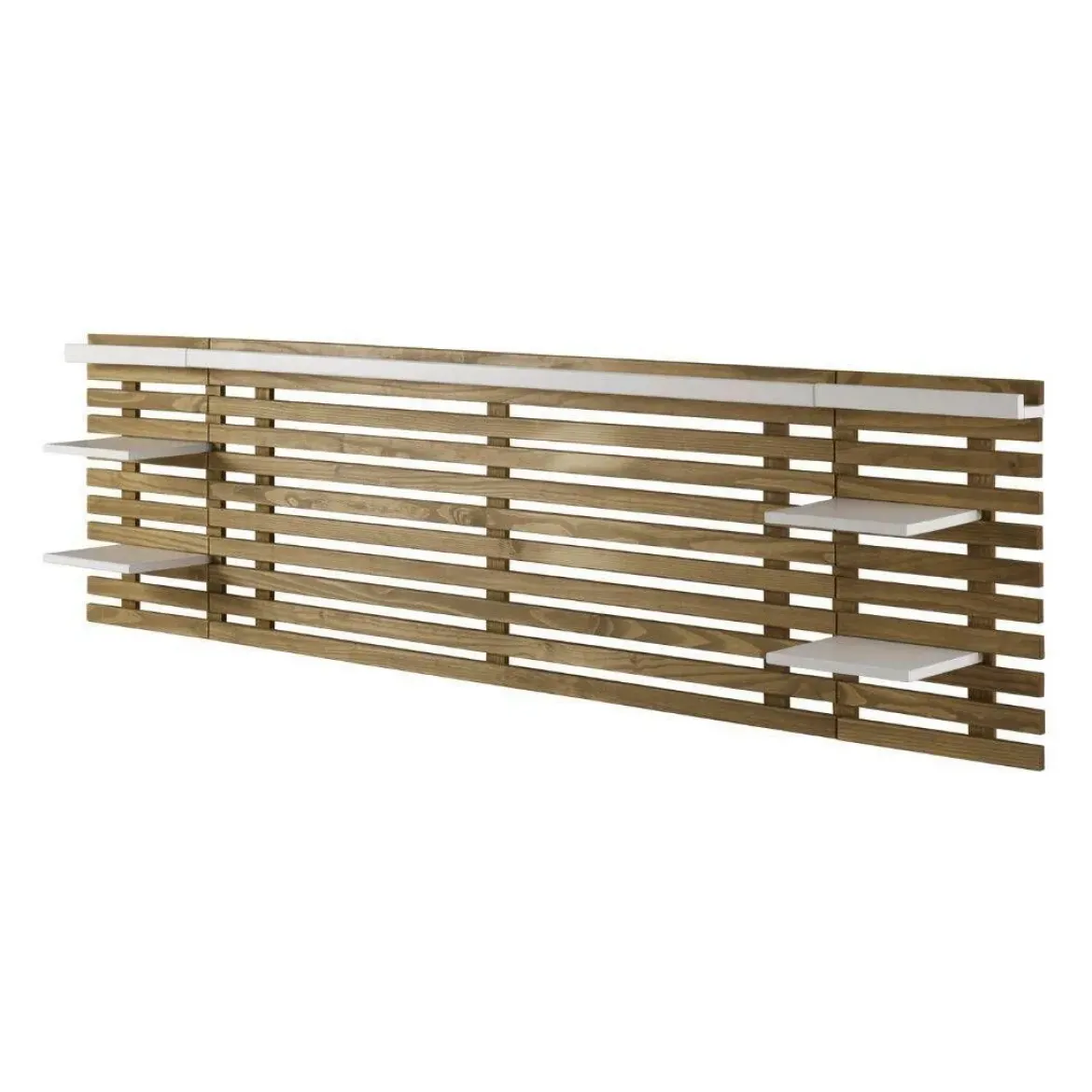 Cabecero de Madera Blanco y Roble Modelo NIDRA