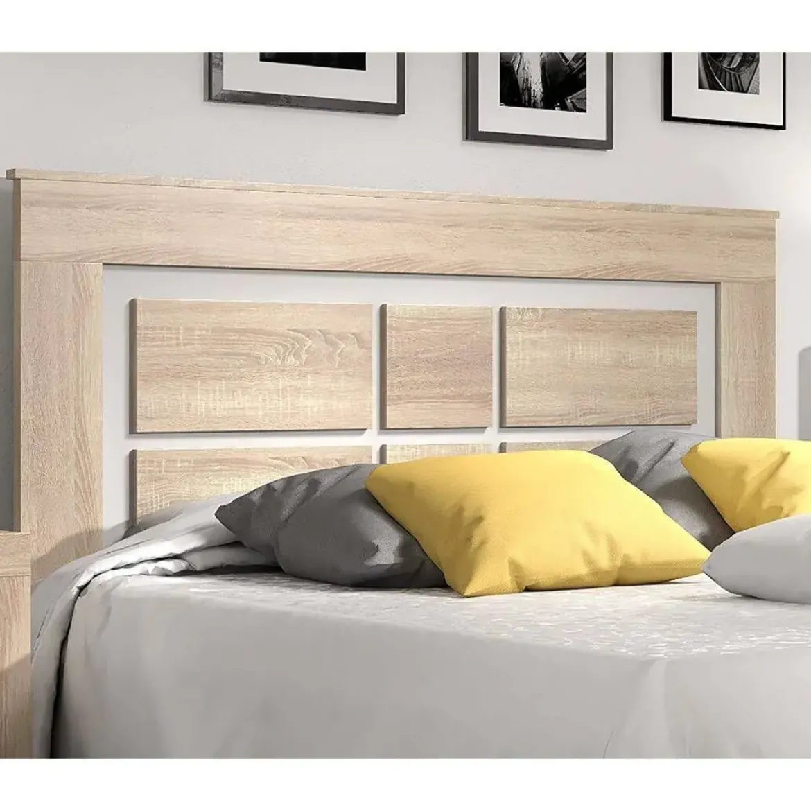 Cabecero de Madera para Cama 150 con Patas LARA