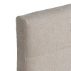 Cabecero de Matrimonio Tapizado en Tejido de Tela Color Beige 613521