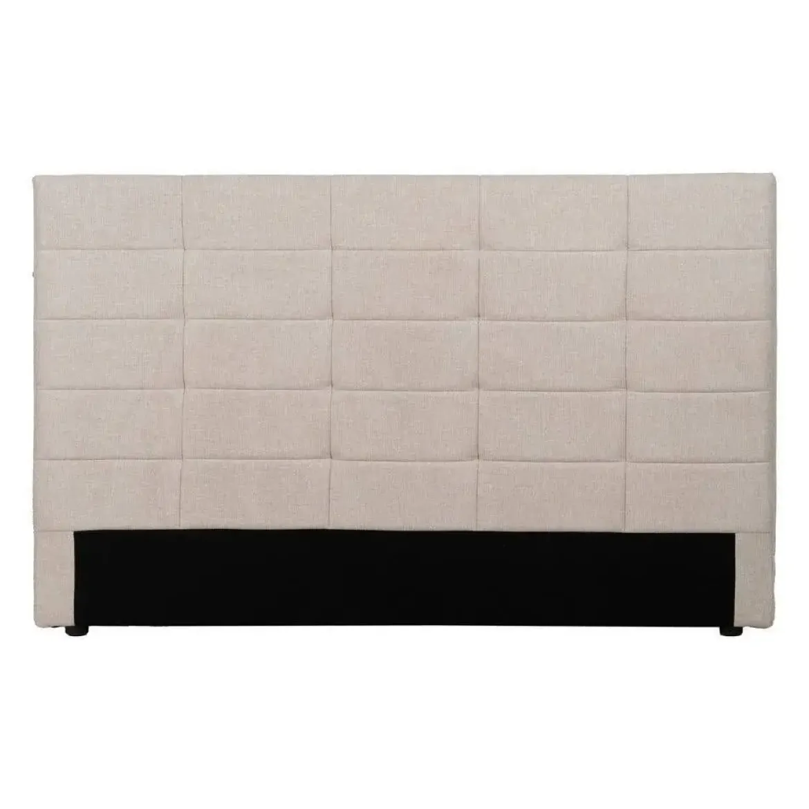 Cabecero de Matrimonio Tapizado en Tejido de Tela Color Beige 613521