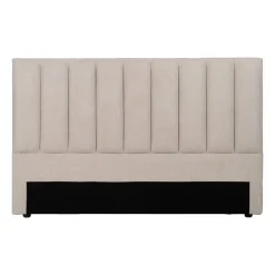 Cabecero de Matrimonio Tapizado en Tela Beige 613525
