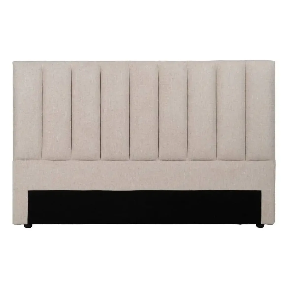 Cabecero de Matrimonio Tapizado en Tela Beige 613525