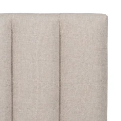 Cabecero de Matrimonio Tapizado en Tela Beige 613525