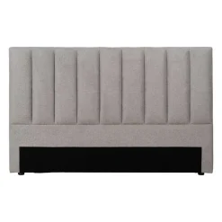 Cabecero de Matrimonio Tapizado en Tela de Color Gris 160 cm 613527