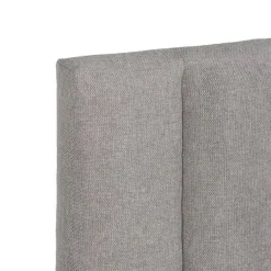 Cabecero de Matrimonio Tapizado en Tela de Color Gris 160 cm 613527