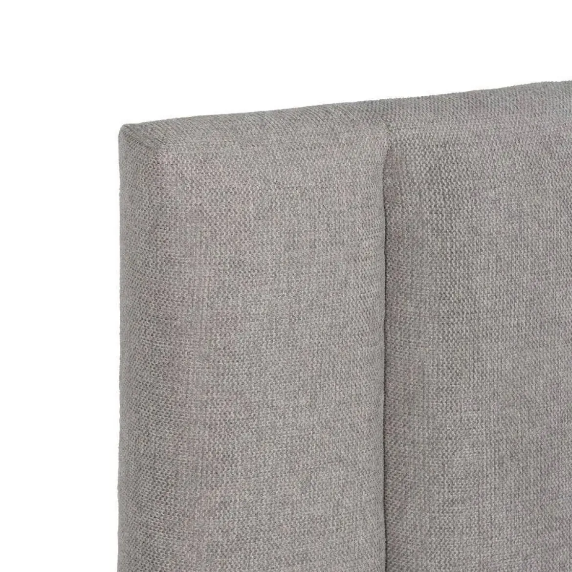 Cabecero de Matrimonio Tapizado en Tela de Color Gris 160 cm 613527