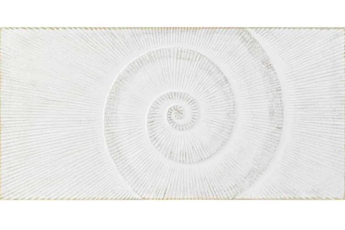 Cabecero de MDF con Diseño Espiral Dorado MB-182453