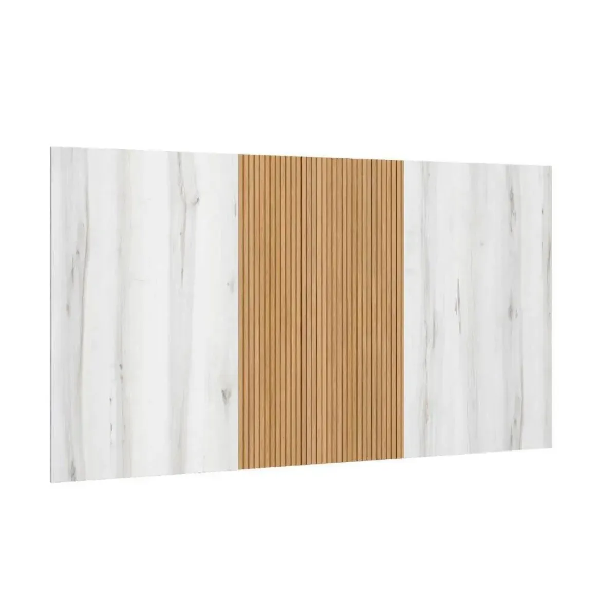 Cabecero de Melamina Color Albo y Rayado Natural ARLÉS EC9811