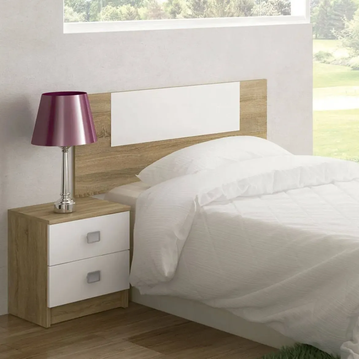 Cabecero Natural Para Cama de 90 cm CHAMPION