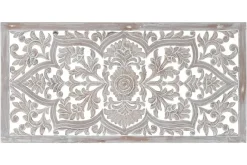 Cabecero Tallado Blanco en MDF 160 cm MB-182454