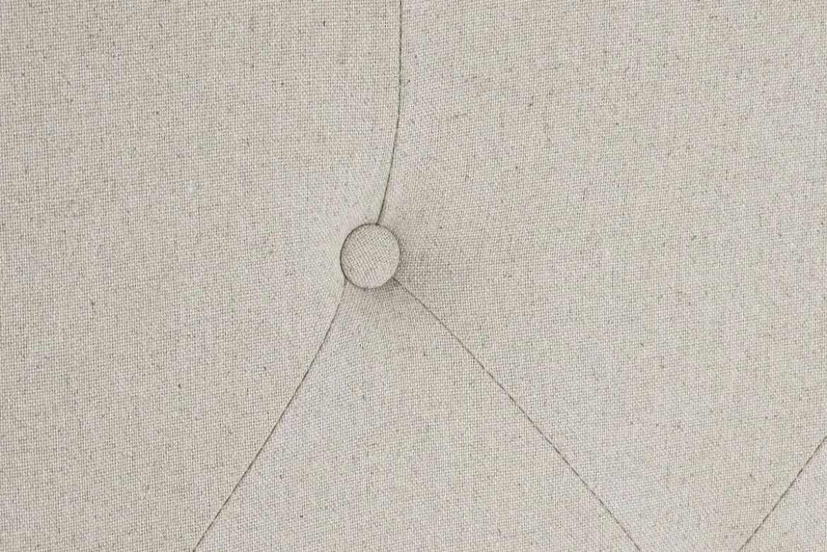 Cabecero Tapizado Beige Estructura de Roble MB-203411