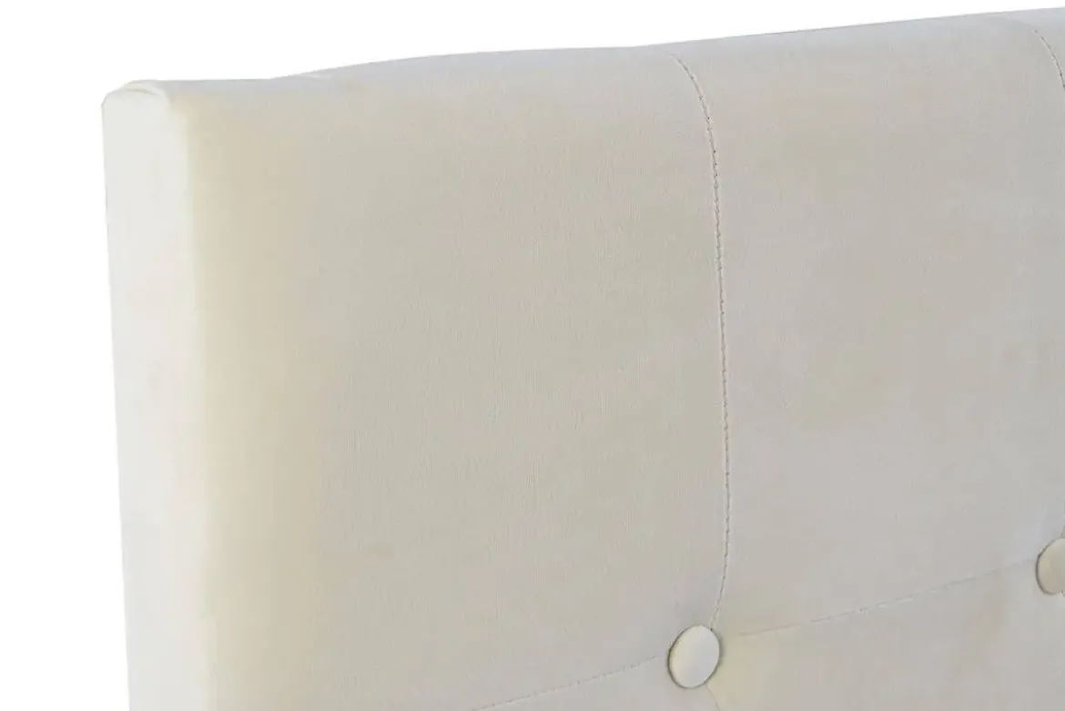 Cabecero Tapizado Capitoné en Poliéster Color Crema MB-220932