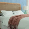 Cabezal de cama de madera de fresno con ratán RIAS 160 cm CG1925FR