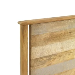 Cabezal de Madera Maciza de Mango 110 cm Gris GABAR 10710