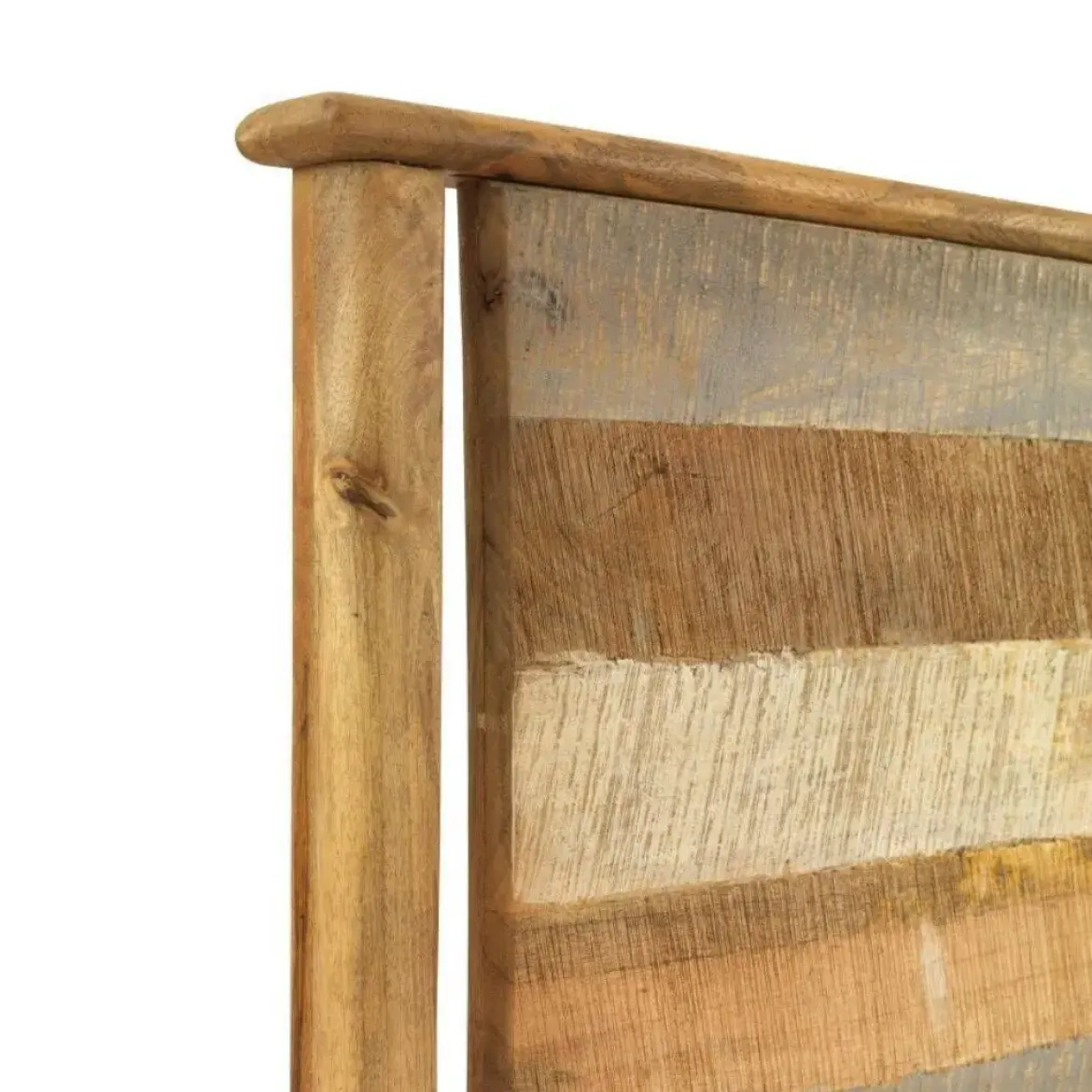 Cabezal de Madera Maciza de Mango 110 cm Gris GABAR 10710
