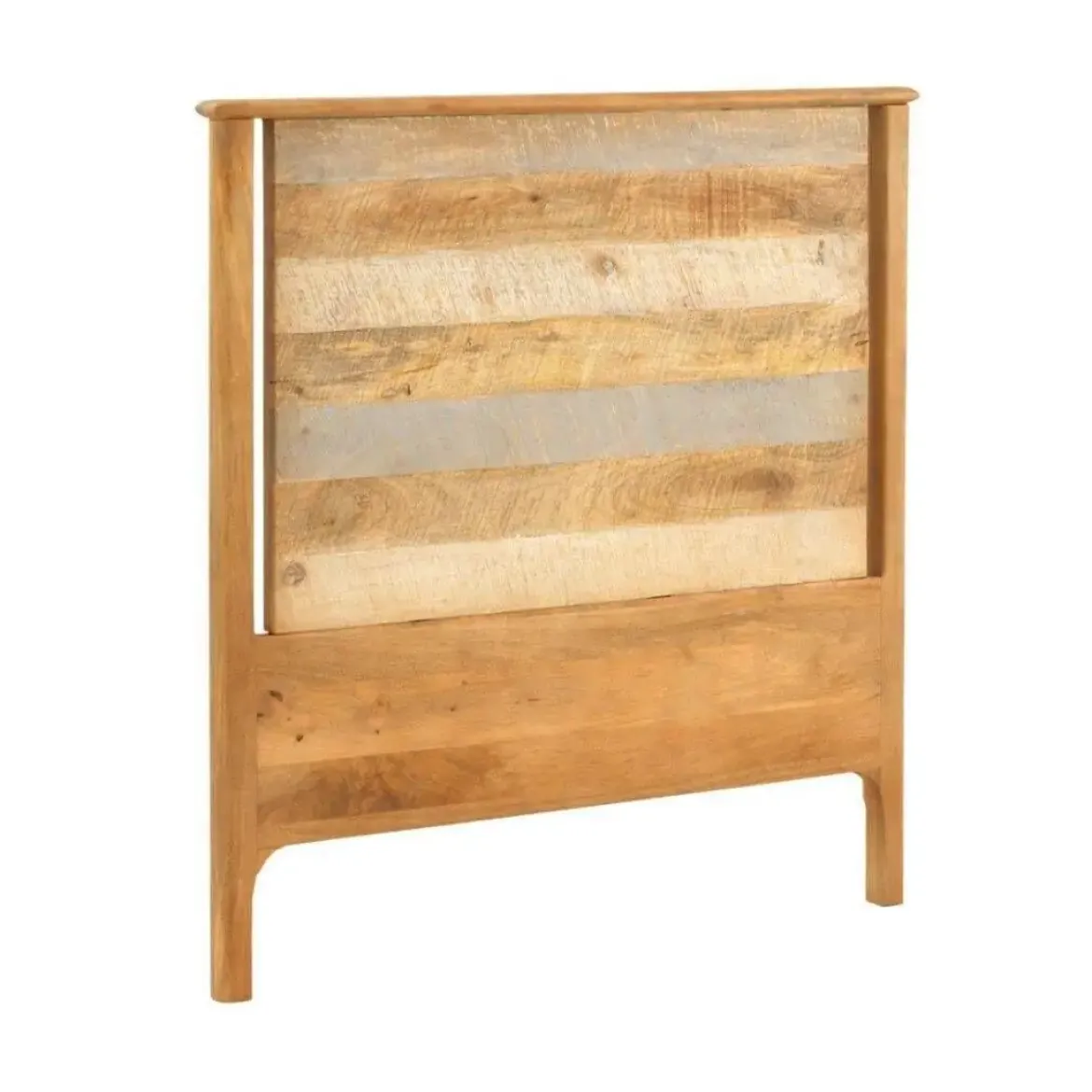 Cabezal de Madera Maciza de Mango 110 cm Gris GABAR 10710