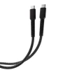 Cable USB-C Vivanco 60W 2.5m Nylon Negro 63640
