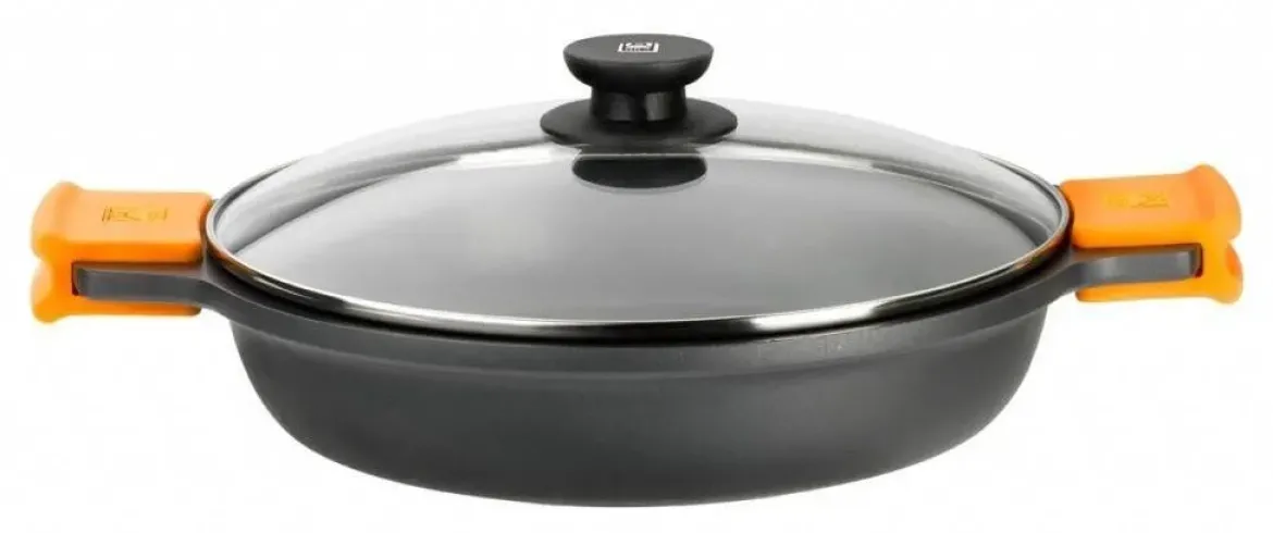 Cacerola baja BRA EFFICIENT 30 cm con tapa