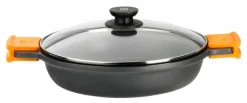 Cacerola baja BRA EFFICIENT 36 cm con tapa