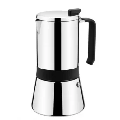 Cafetera acero AROMA 6 tazas MONIX M770006