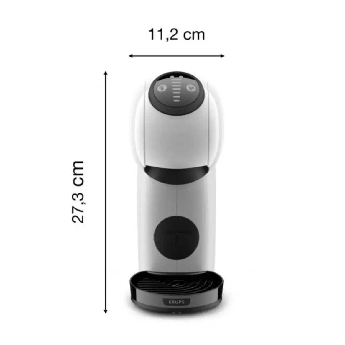 Cafetera de Cápsulas Dolce Gusto KRUPS Color BlancoKP243110