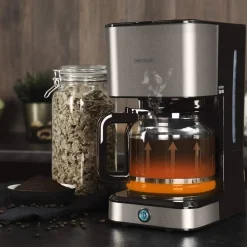 Cafetera de Goteo con Jarra de Vidrio y Acero COFFEE 66 HEAT CECOTEC 1554