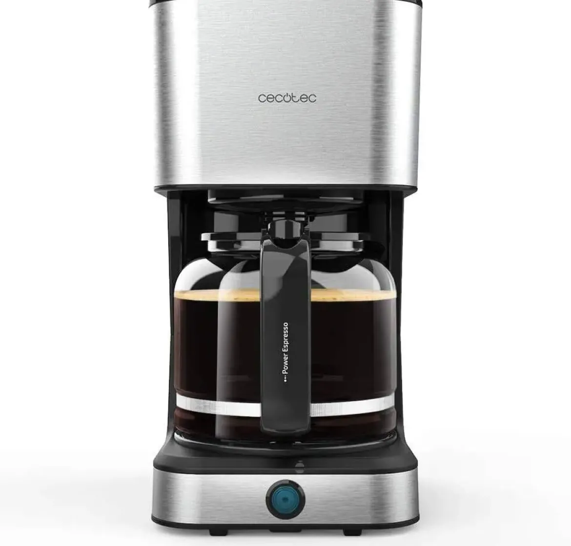 Cafetera de Goteo con Jarra de Vidrio y Acero COFFEE 66 HEAT CECOTEC 1554