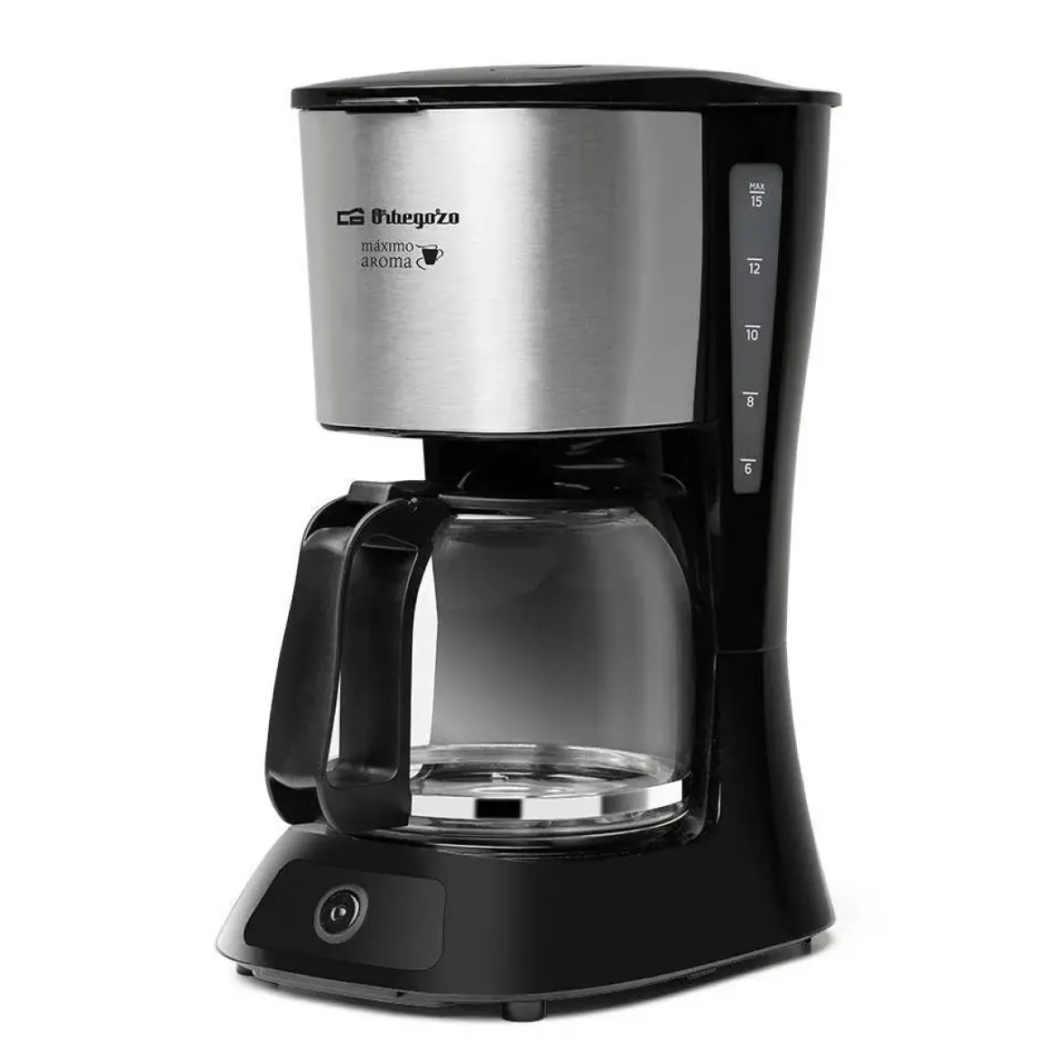 Cafetera de Goteo Orbegozo 15 Tazas Inox 900W Autoapagado CG4515