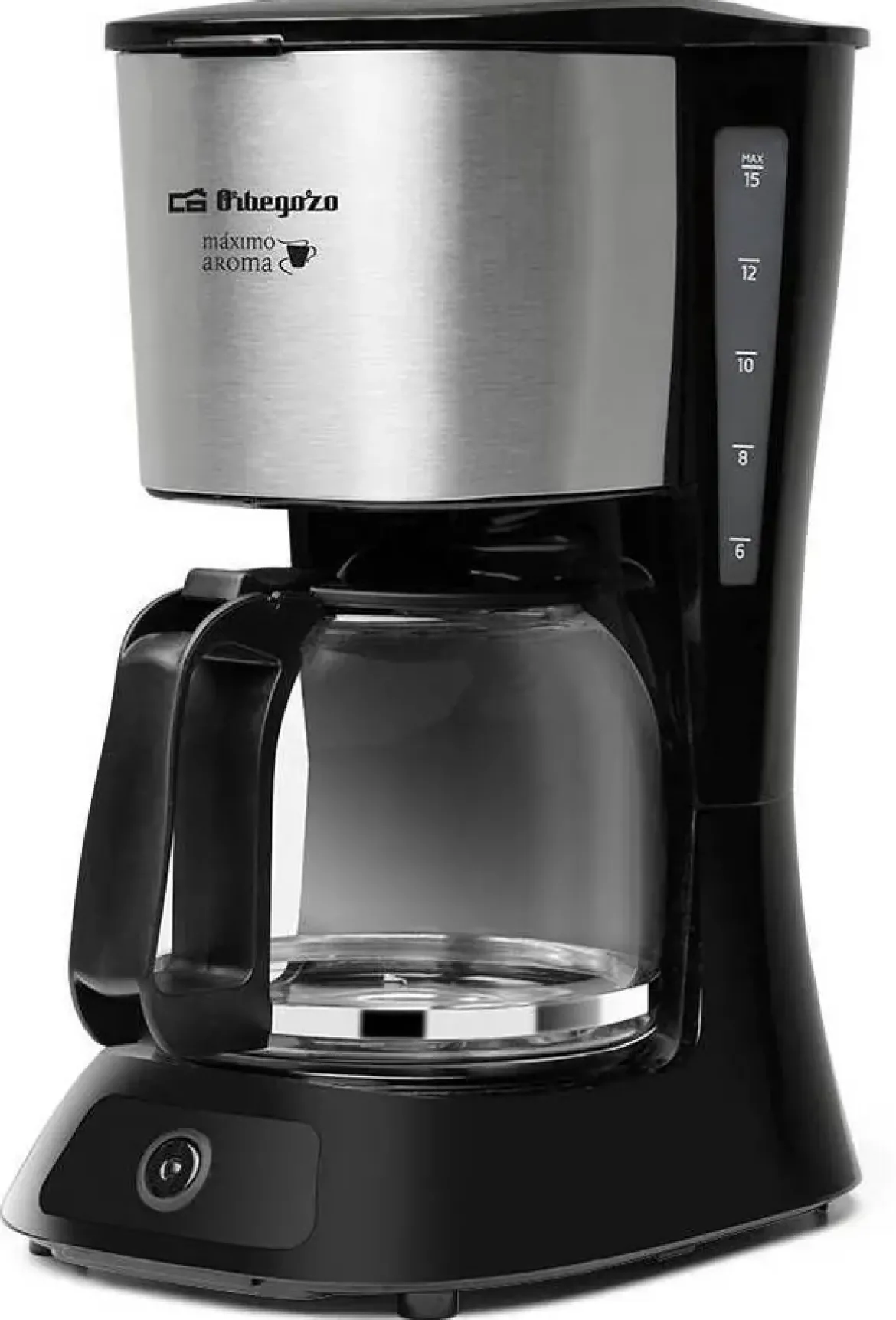 Cafetera de Goteo Orbegozo 15 Tazas Inox 900W Autoapagado CG4515