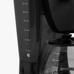 Cafetera de Goteo 12 Tazas Negra ORBEGOZO CG4060