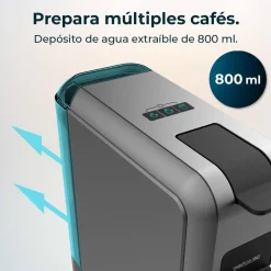Cafetera Espresso Compacta Black con 20 Bares FREESTYLE 1851