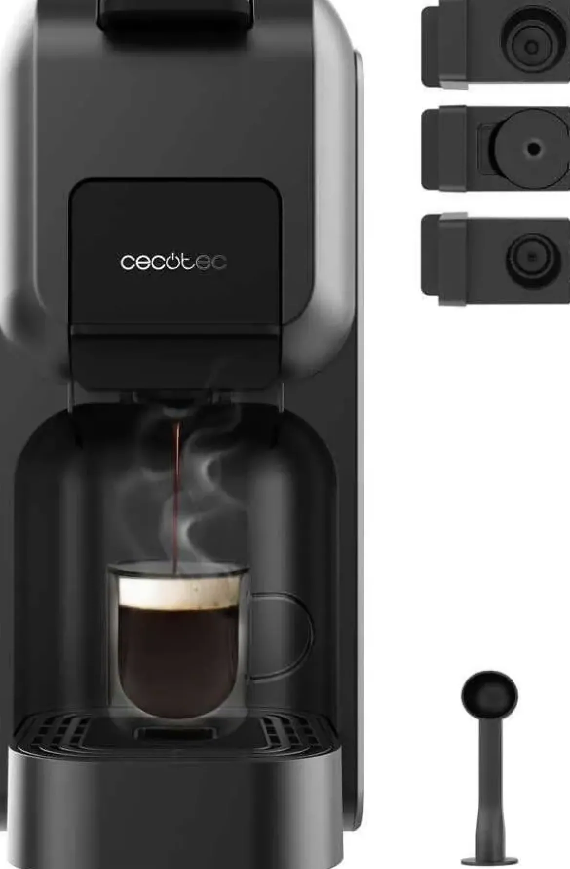 Cafetera Espresso Compacta Black con 20 Bares FREESTYLE 1851