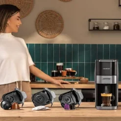 Cafetera Expresso de Cápsulas y Café MolidoFreestyle Compact Dark 1853 CECOTEC