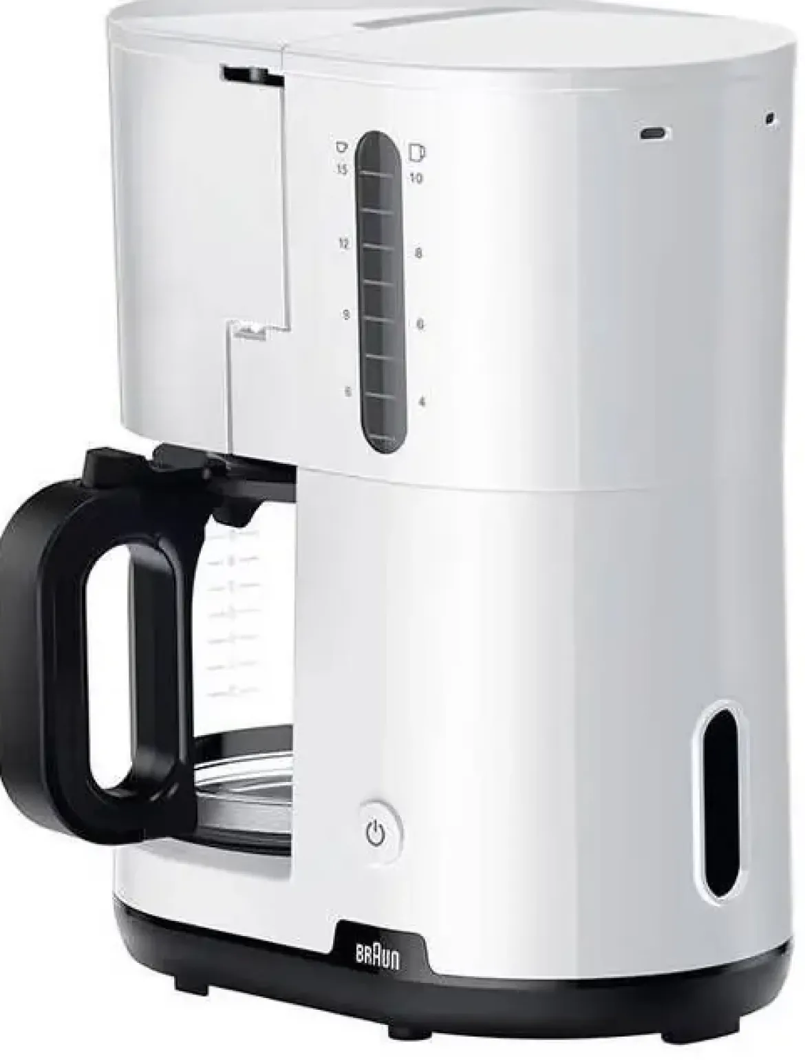 Cafetera Goteo Braun 10 Tazas Blanca 1000W Antigoteo KF1100WH