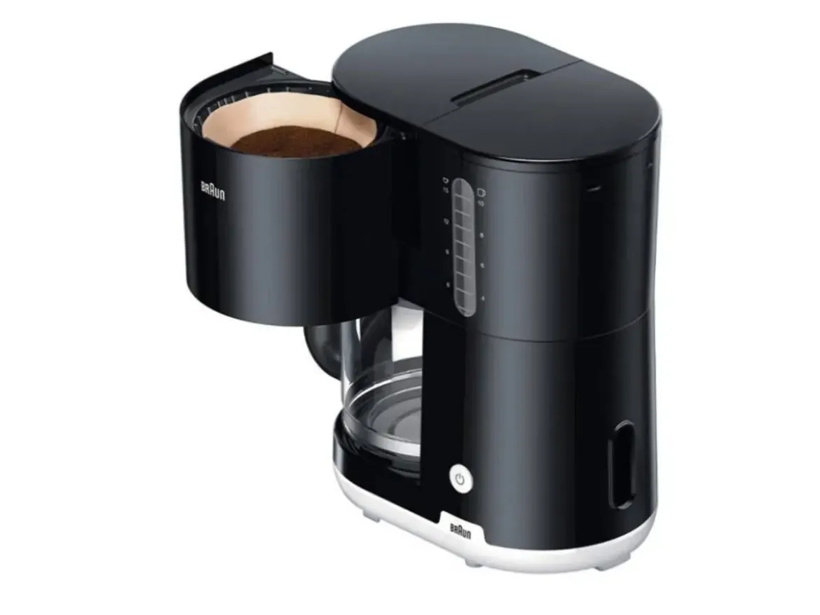 Cafetera Goteo Braun 15 Tazas 1000W Antigoteo KF1100BK
