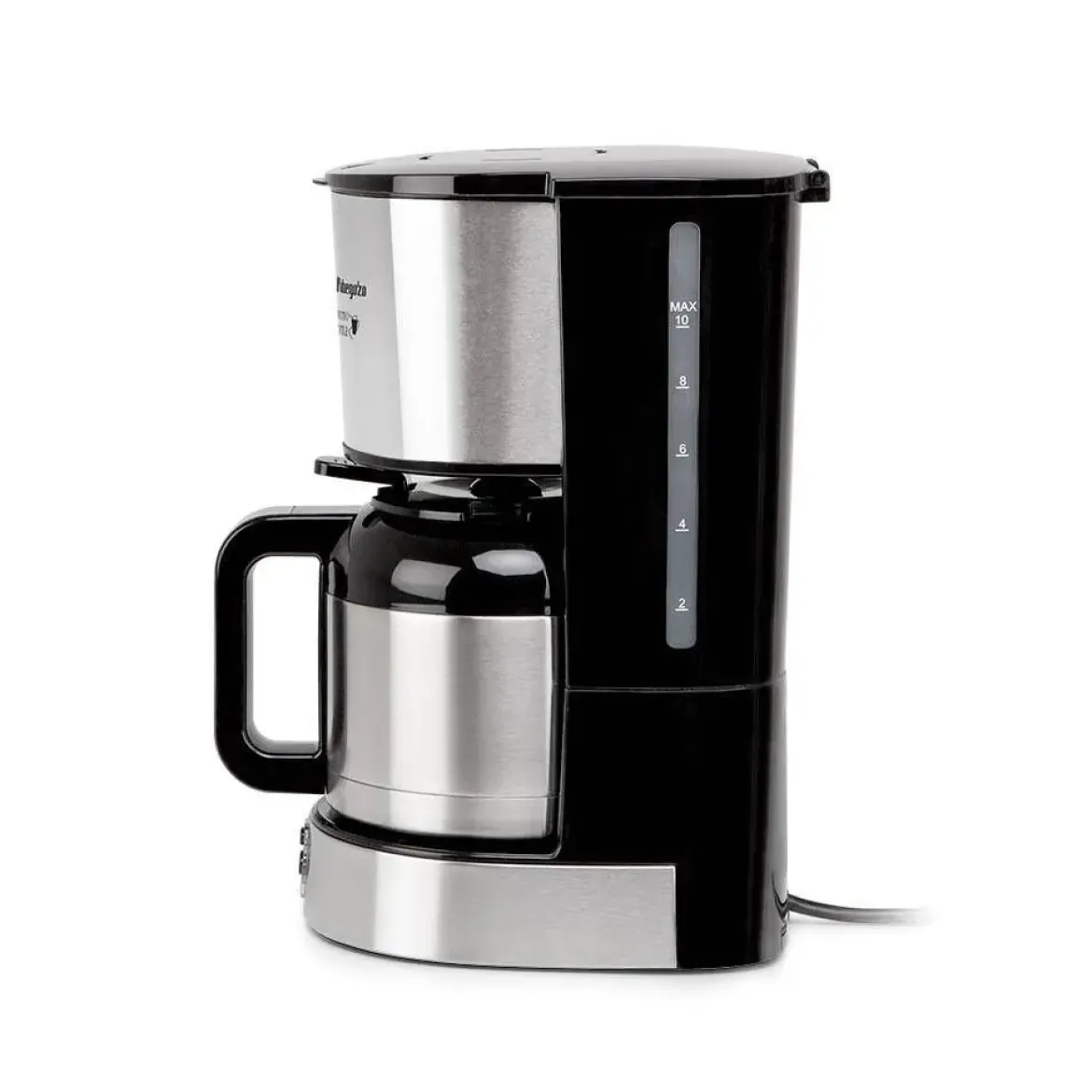 Cafetera goteo Orbegozo 12 tazas acero inoxidable apagado automático CG5020
