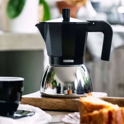 Cafetera Inducción 6 Tazas Negro MONIX M863006