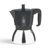 Cafetera Italiana 6 Tazas Inducción Negra BRA DELUXE A170626