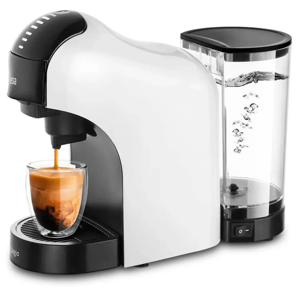 Cafetera Multicápsulas Ufesa BELLAGIO 1400W 15 Bares 3 en 1