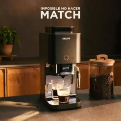 Cafetera Superautomática Krups COFFEE CRUSH Compacta 15 cm SA403BE0