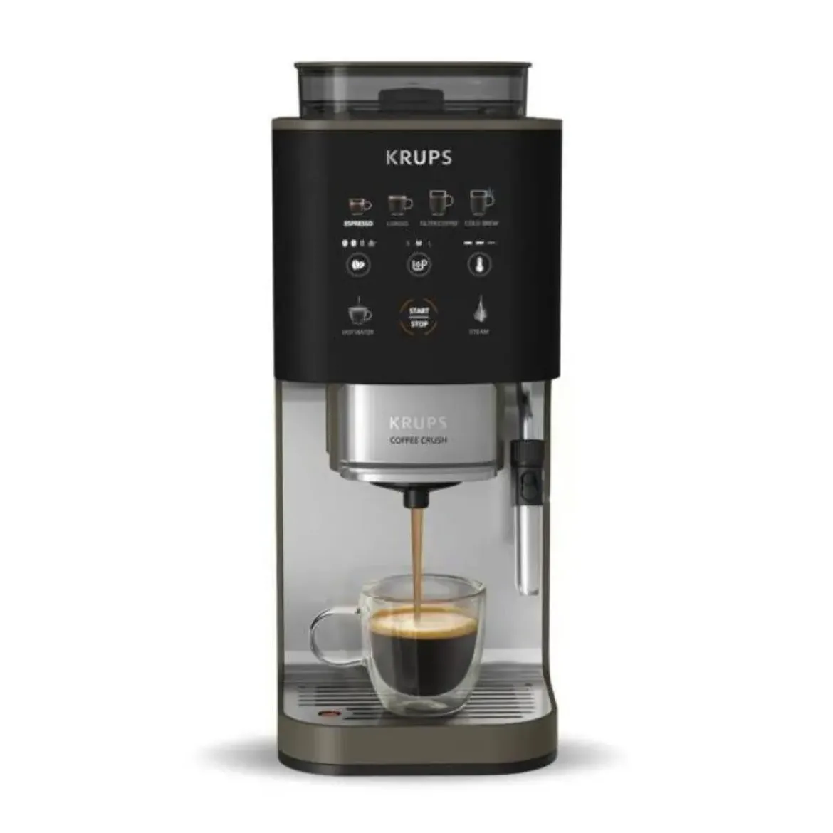 Cafetera Superautomática Krups COFFEE CRUSH Compacta 15 cm SA403BE0