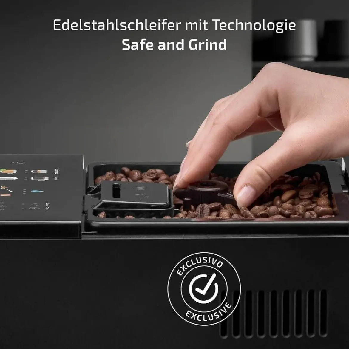 Cafetera Superautomática UFESA Sensazione 20 Bares Molinillo Integrado CMAB200