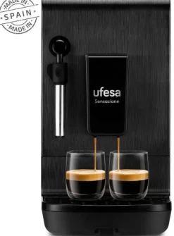 Cafetera Superautomática UFESA Sensazione 20 Bares Molinillo Integrado CMAB200