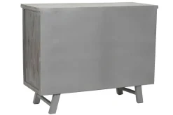 Cajonera de Madera de Abeto Envejecida Gris con 8 Cajones MB-217765