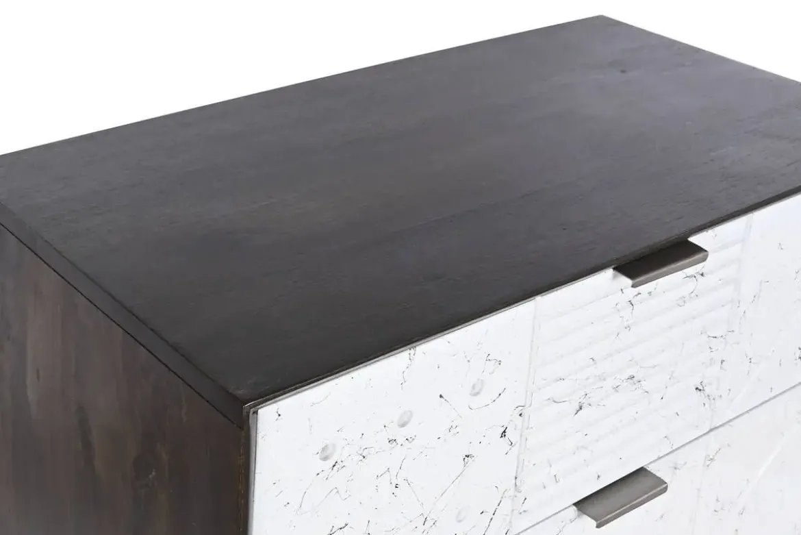 Cajonera de Madera de Mango Marrón Oscuro MB-206315