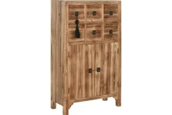 Cajonera Oriental de Madera Abeto con 6 Cajones Natural MB-214488