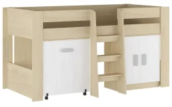 Cama Block con Armario y Mesa de Estudio DONALD